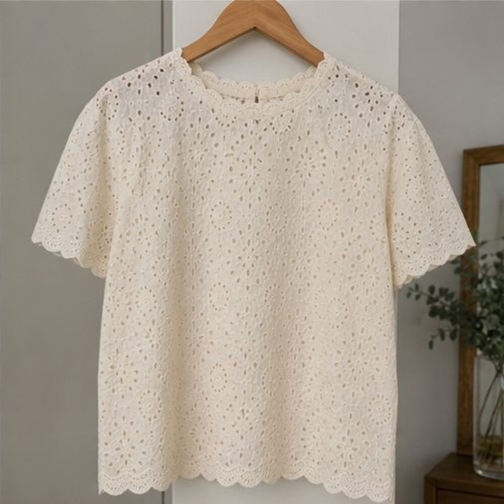 Black Smocked Top